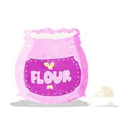 cartoon pink bag of flour N2