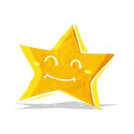 cartoon happy star character N4