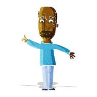 cartoon man issuing stern warning N2