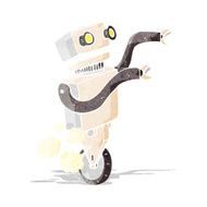 cartoon funny robot N17