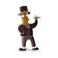cartoon smoking gentleman N2