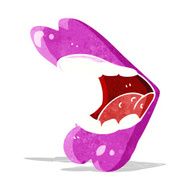 cartoon halloween mouth