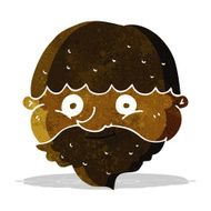 cartoon bearded man N17