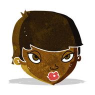 cartoon unimpressed woman N2