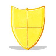 cartoon heraldic shield N5