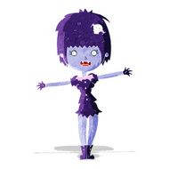 cartoon happy vampire girl N4