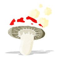 cartoon toadstool N38