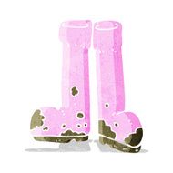 Cartoon Muddy Boots N3