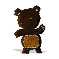 cartoon black bear N6