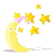 Sleepy Moon Cartoon N4