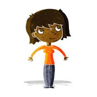 cartoon woman shrugging N6