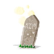 cartoon spooky grave N13