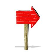 Cartoon Sign Post N20