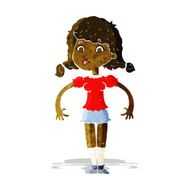cartoon pretty girl N21