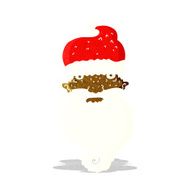 cartoon grim santa face N2