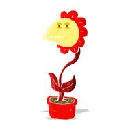 cartoon monster flower N3