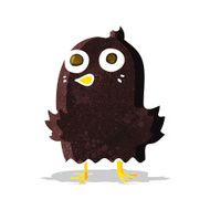 funny cartoon bird N49