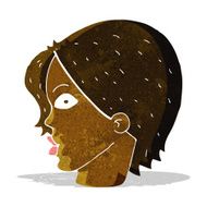 cartoon staring woman N4