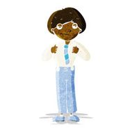 cartoon man wearing braces N2