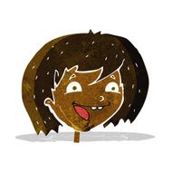 cartoon happy girl N20