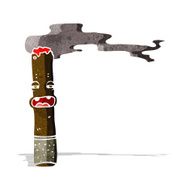 cartoon cigar character