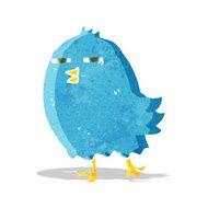 funny cartoon bird N51