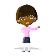 cartoon woman explaining N8