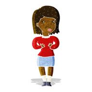 cartoon woman making excuses N3