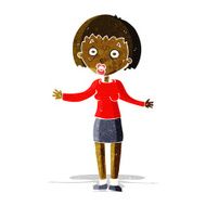 cartoon woman making excuses N4