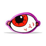 cartoon spooky eye N2