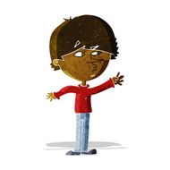 cartoon worried man reaching N3