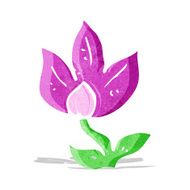 cartoon flower N144