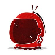 cartoon astronaut helmet N9