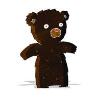 cartoon black bear N8