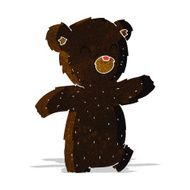 cartoon black bear N9