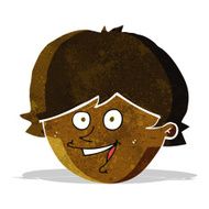cartoon happy boy face N7