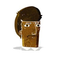 cartoon man narrowing eyes N7
