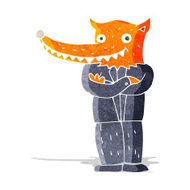 cartoon fox man