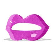 cartoon pink lips N2