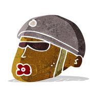 cartoon policeman head N2