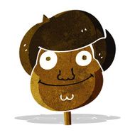 cartoon happy boy's face N4