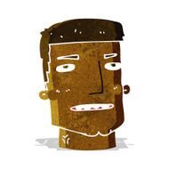 cartoon male head N2