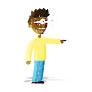 cartoon man with popping out eyes N5