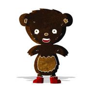 cartoon black bear cub N2