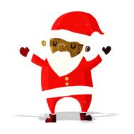 cartoon dancing santa N3