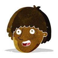 cartoon happy male face N3