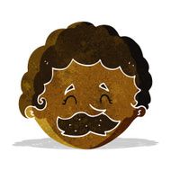 Cartoon Man With Mustache N28