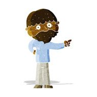 cartoon bearded man pointing N2