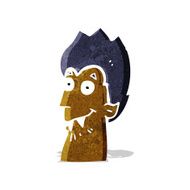 cartoon vampire head N4