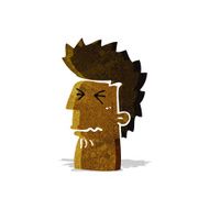 cartoon unhappy man N3